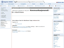 Tablet Screenshot of kom-ikt.hiof.no